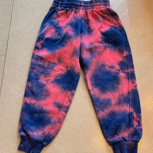 Nike Kids Tie-Dye Sweatpants - Red and Blue